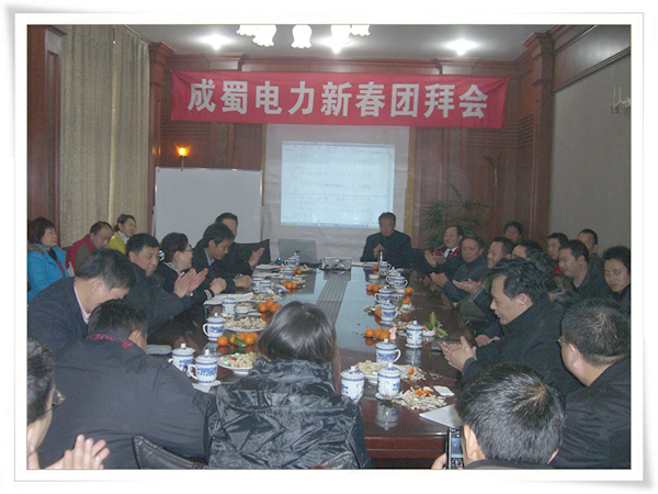 公司2009年春节团拜会在热烈祥和欢快喜庆的气氛中隆重举行