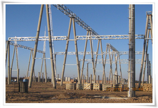 天电三塘湖220kV风电汇集站工程进入电气安装阶段