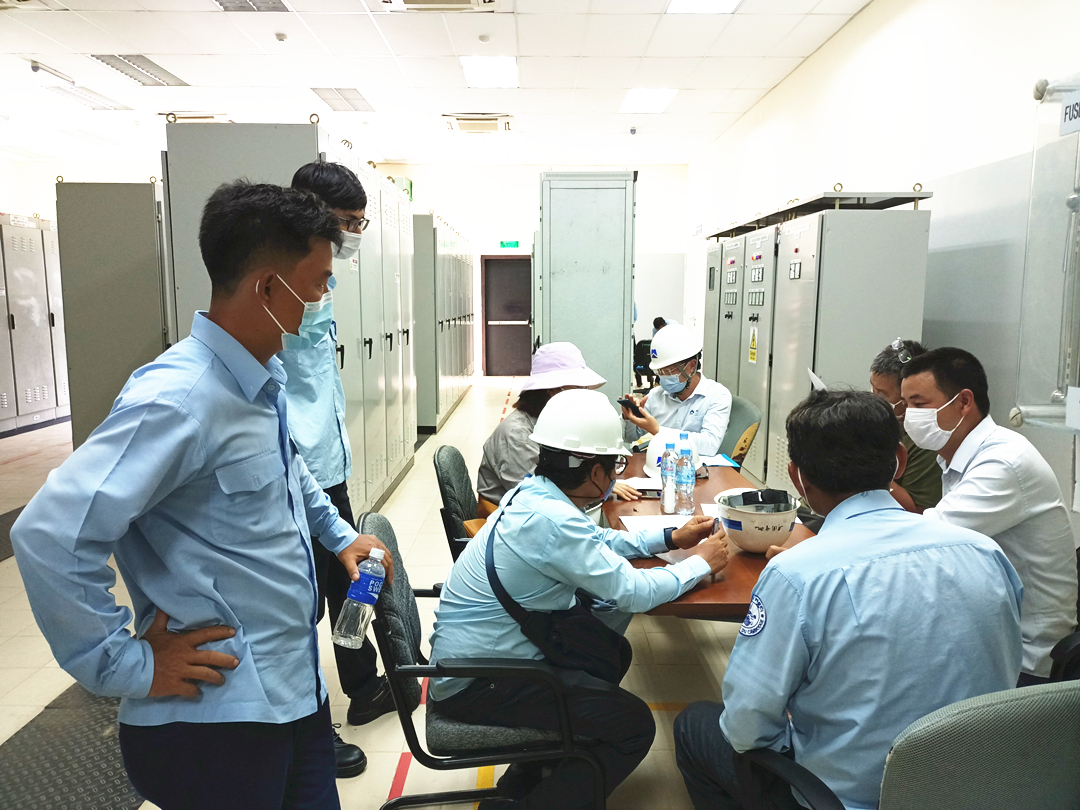 柬埔寨国家电网-磅湛230kV扩建变电站送电成功
