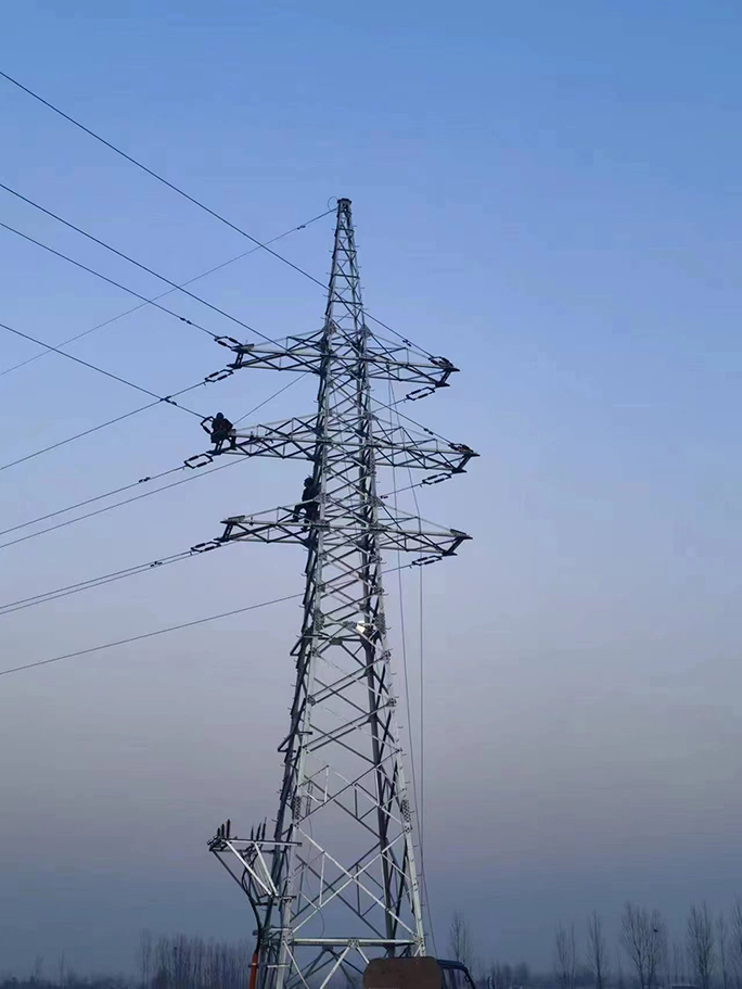 国瑞洁源平原风电场项目35kV集电线路工程全线贯通
