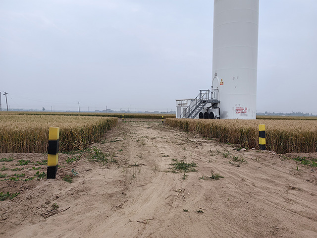 华润新能源内黄润风400MW风电项目检修道路施工稳步推进